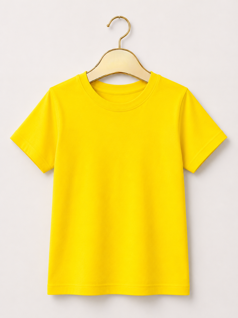 ZA T-shirt ŻÓŁTY- bez grafiki