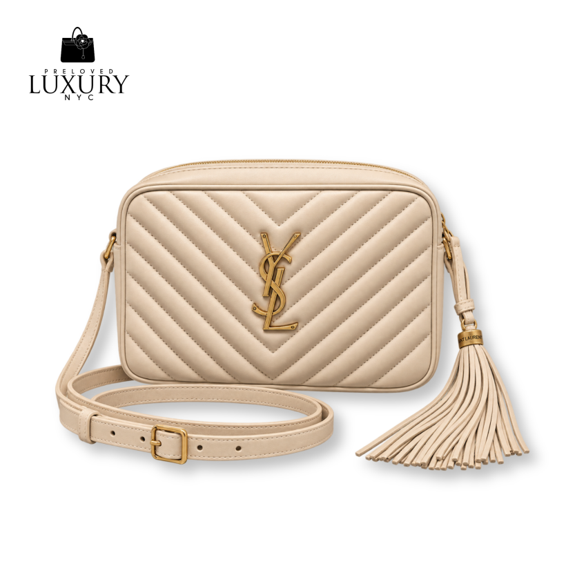 SAINT LAURENT Cassandra Matelassé Shoulder Bag (0319)
