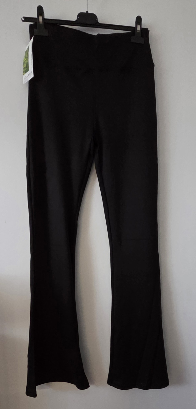 legginsy dzwony prążek