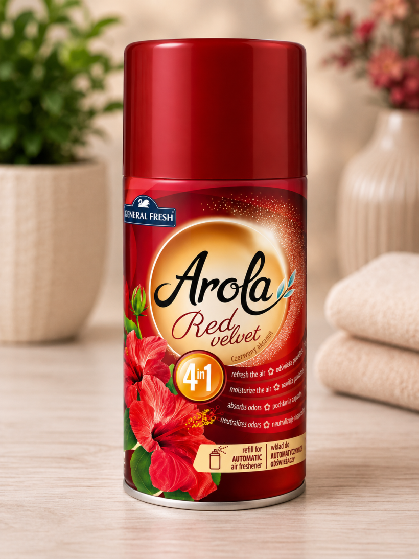 Arola Red Velvet (Czerwony Aksamit) – odświeżacz powietrza 250 ml