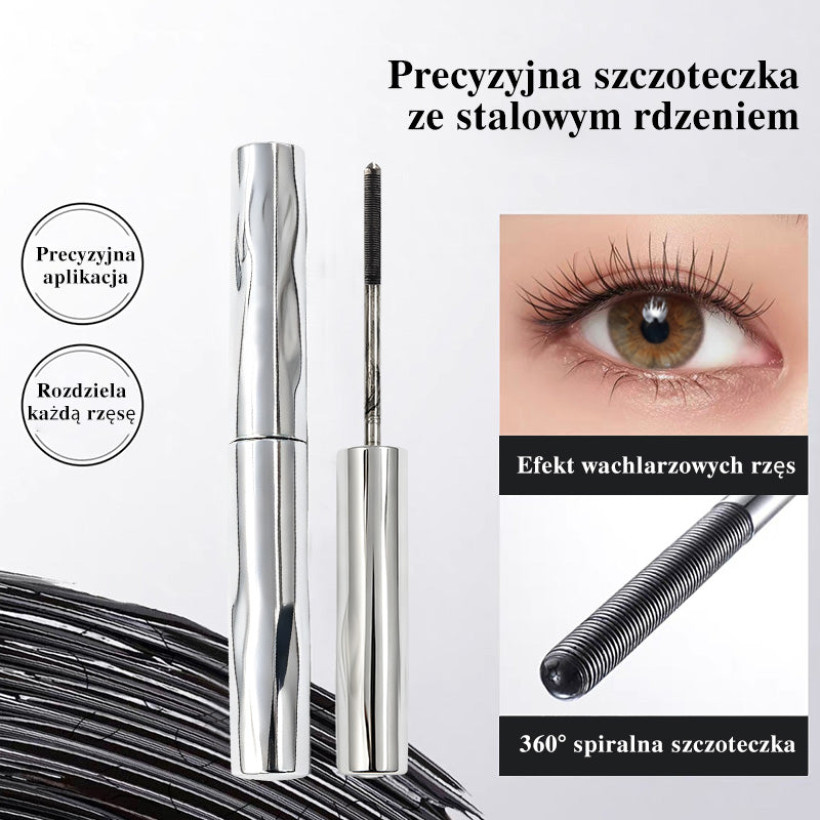 HIT Tusz do rzęs metalowa szczoteczka Luxelux