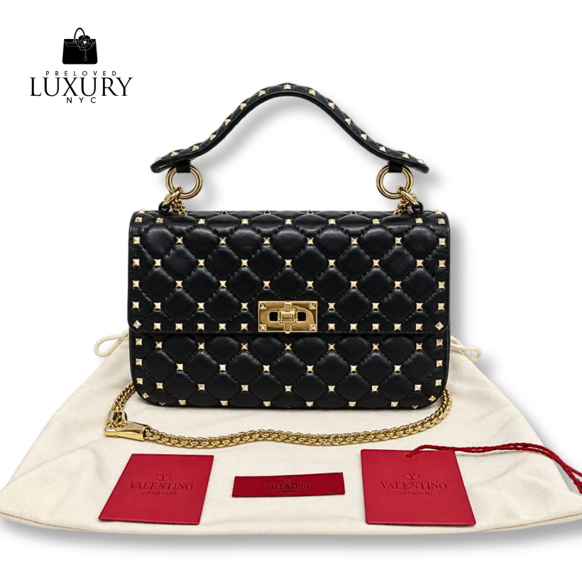 VALENTINO Rockstud 2-Way Chain Shoulder Bag