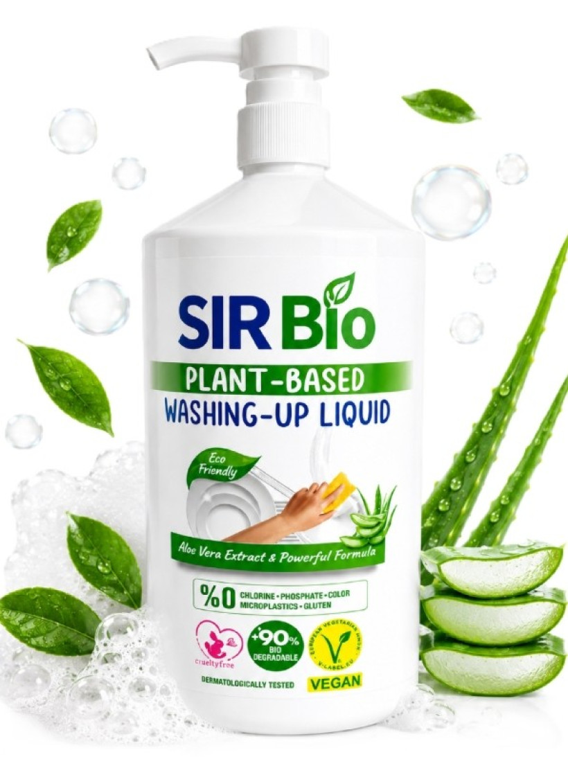 Płyn do naczyń SIR BIO z ekstraktem z aloesu - 1000 ml