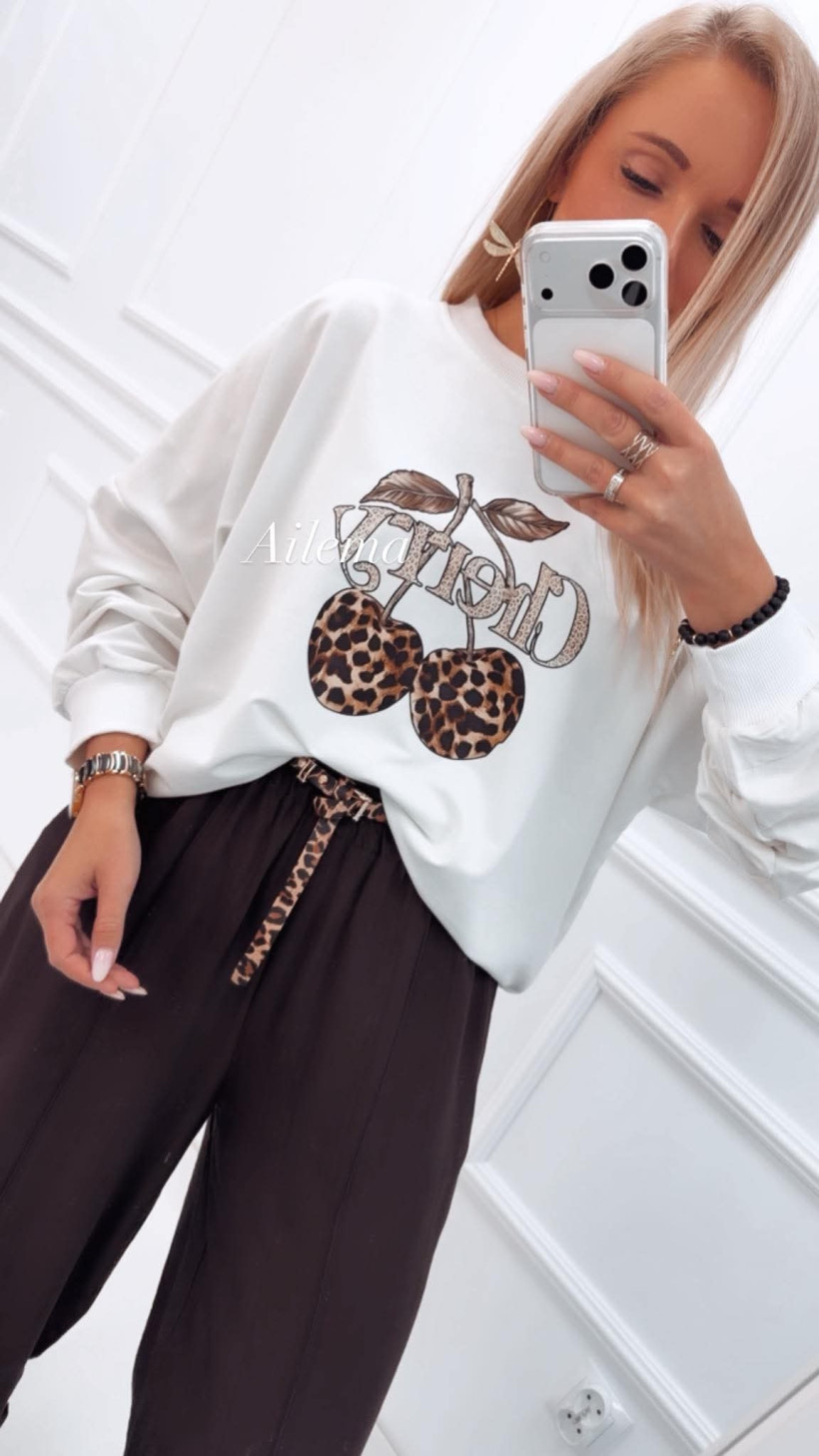 Bluza Motion Cherry M59 długi rękaw, okrągły dekolt