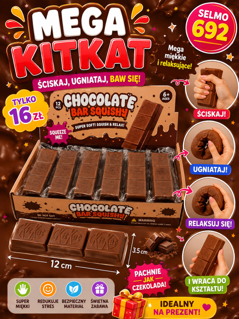Gniotek Kit Kat