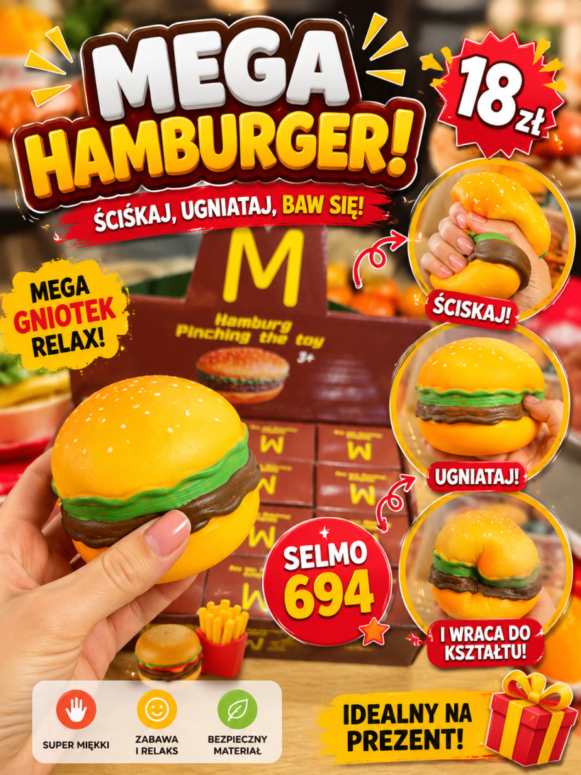 Gniotek Hamburger
