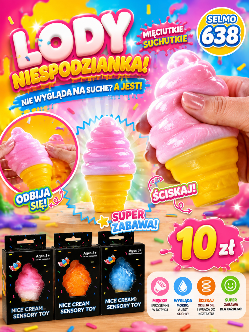 Gniotek lody