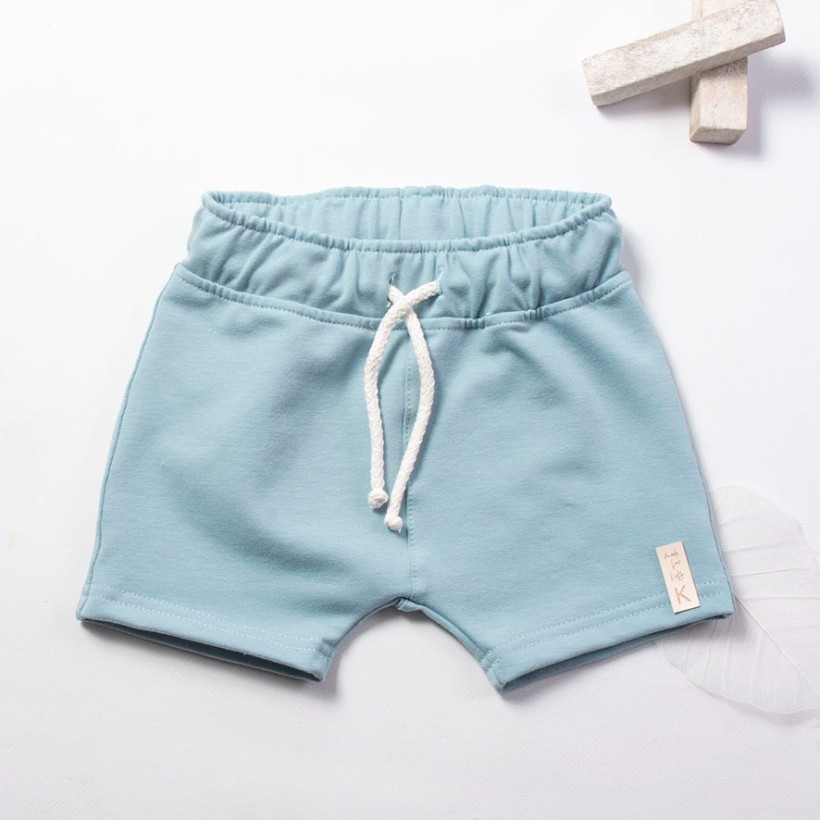 Szorty Mięta Karen – komfort w pastelowym wydaniu