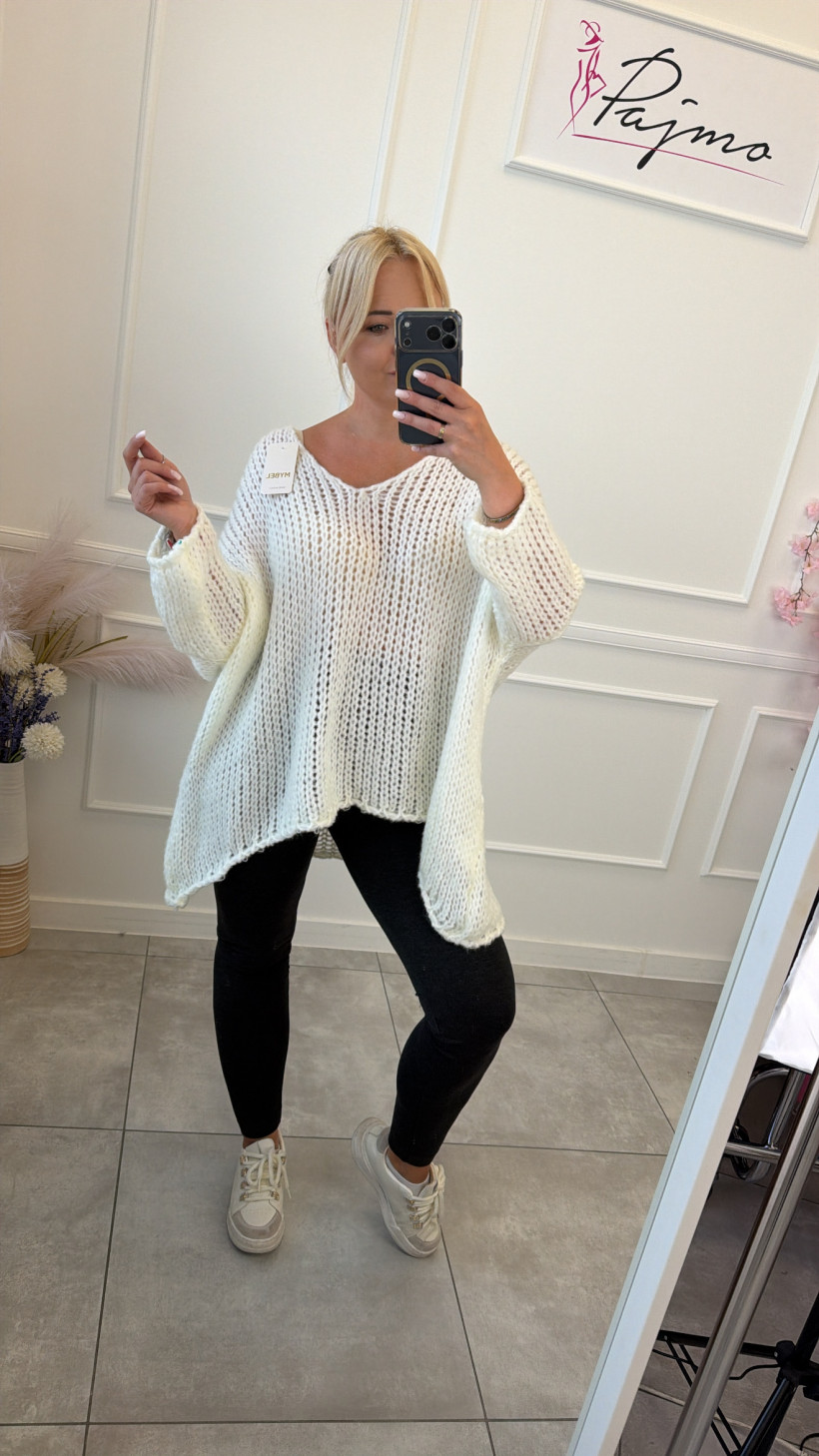 Sweter gruby splot 15381