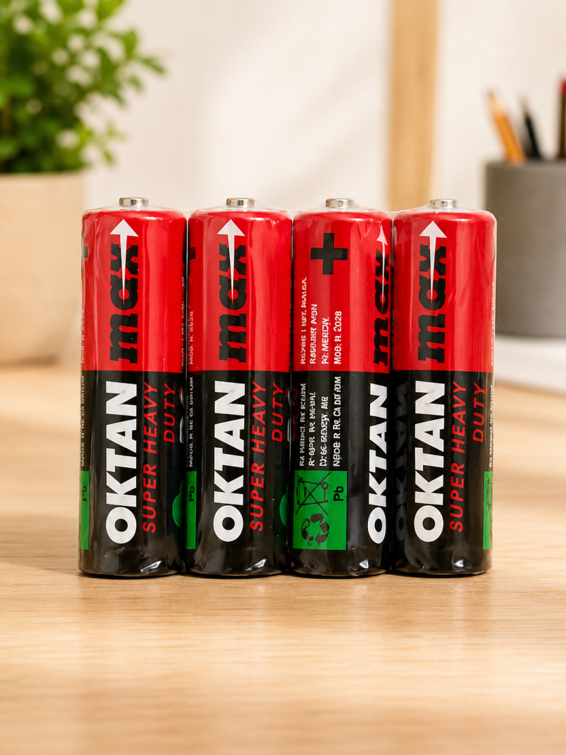 Baterie Oktan AA R6 Super Heavy Duty – 4 sztuki