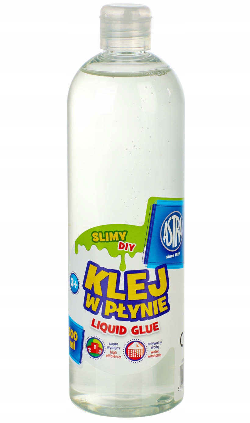 Astra KLEJ W PŁYNIE Szkolny Przezroczysty 500ml do SLIME'ów