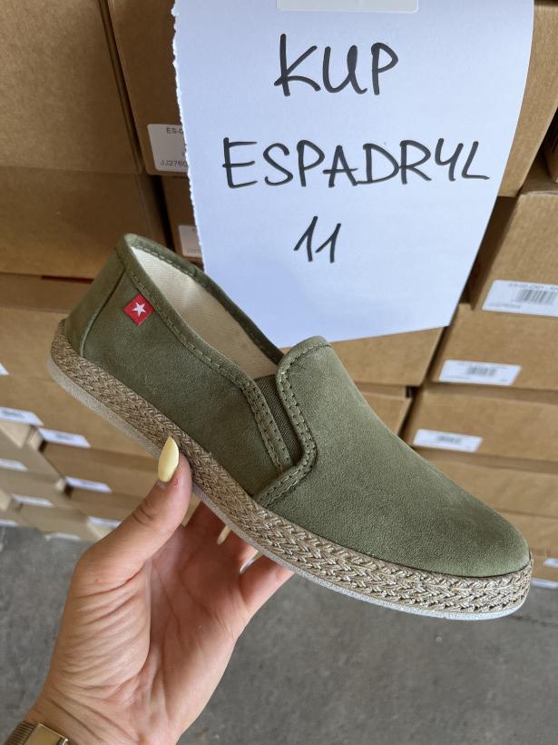 ESPADRYL 11 big Star jj276004 khaki zielony espadryl