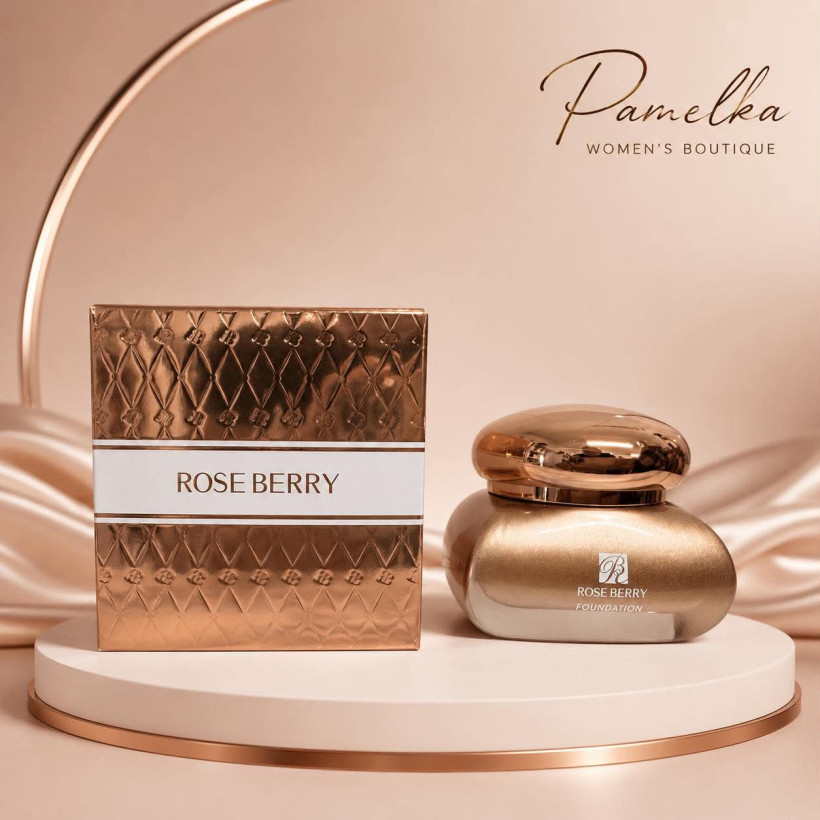Podkład do twarzy Rose Berry Foundation Karel