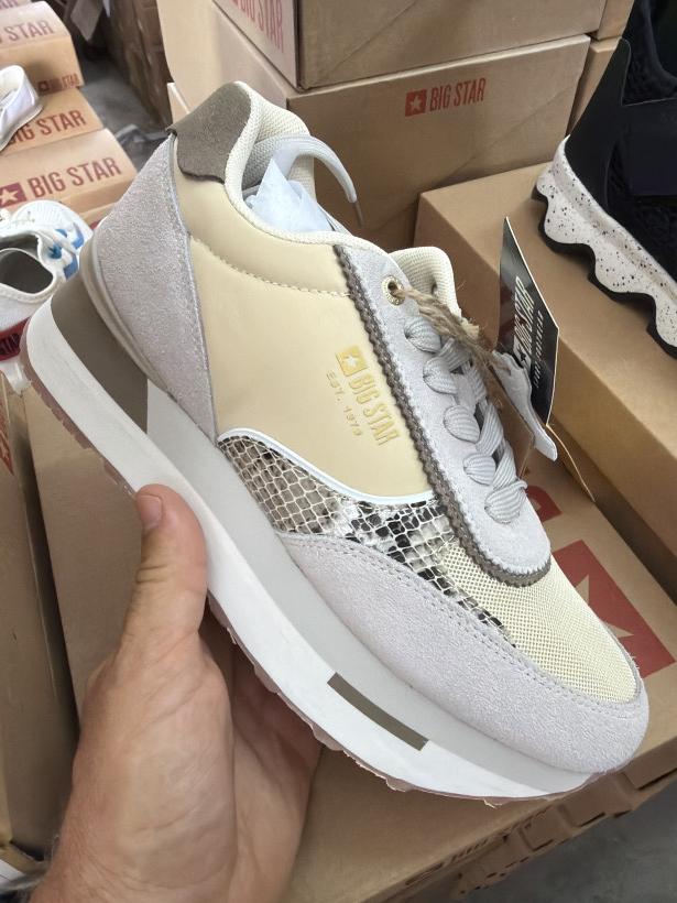 BEST 22 big star adidas beżowy wężowy gruba podeszwa 
