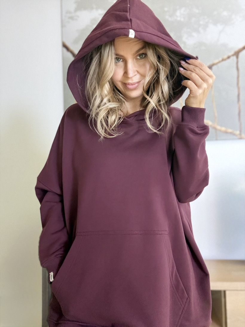 Bluza kangurka - tunika oversize NOODA