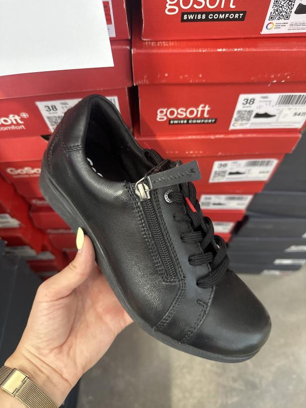 DAMSKI 14 Adidas gosoft czarny adik na klinie z zamkiem