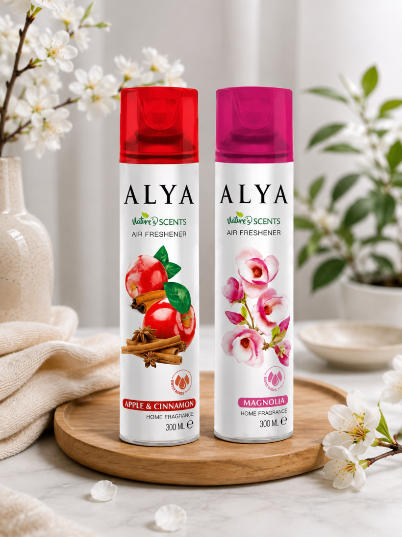 Odświeżacz powietrza Alya w sprayu 300 ml – różne zapachy
