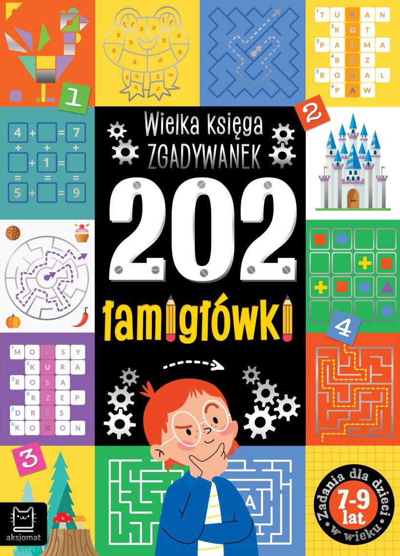 202 ŁAMIGŁÓWKI. WIELKA KSIĘGA ZGADYWANEK 7-9 LAT 4334