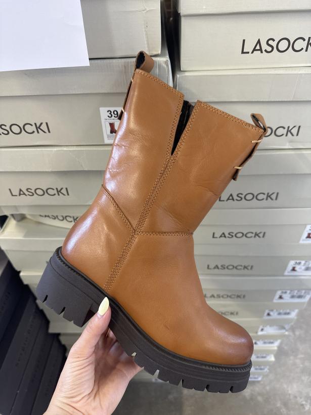 LAS 1 kozak lasocki ocieplany rudy botek z zamkiem płaski 