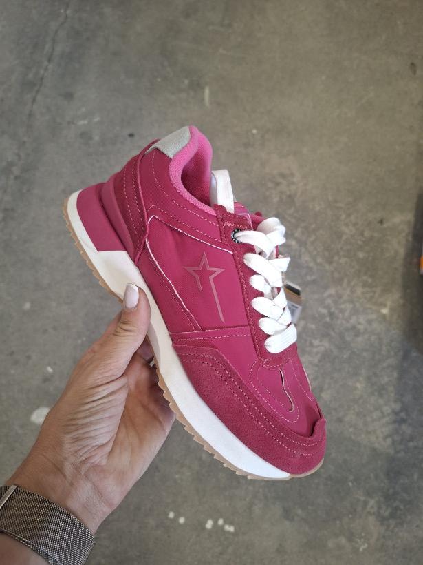 Różowy-adidasy big star NN274549