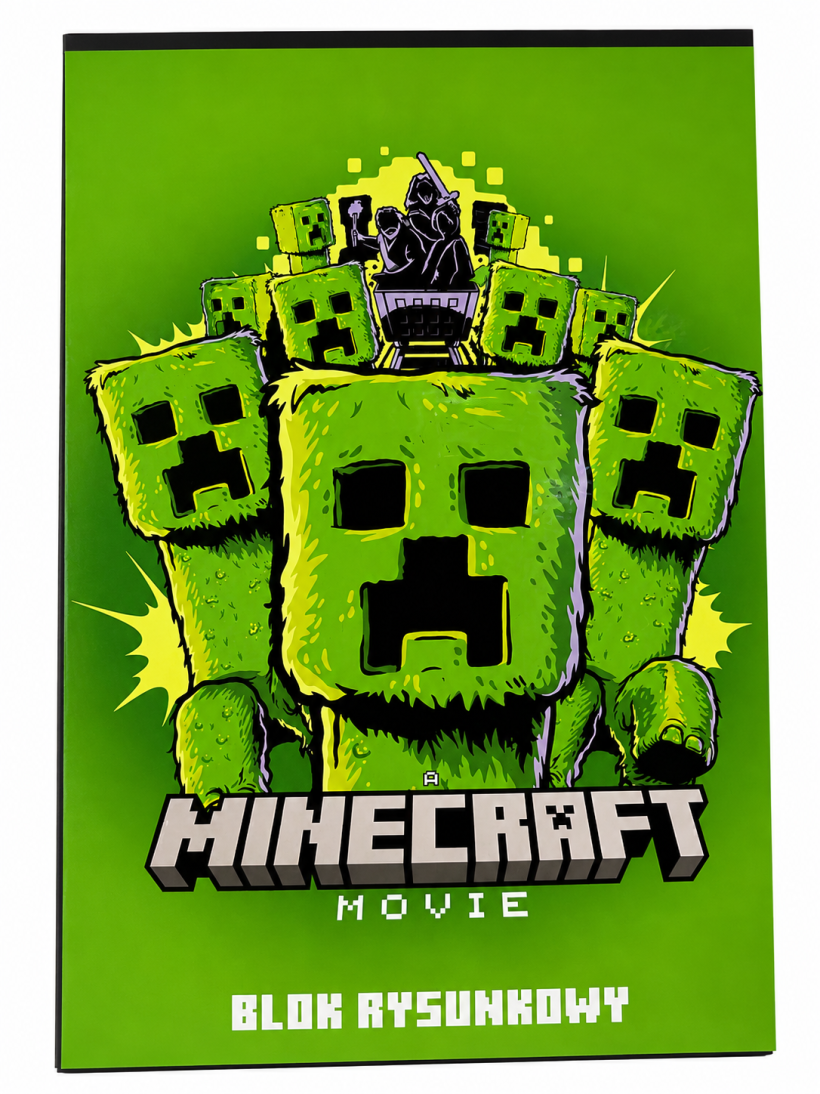 Blok Minecraft A4 st.Majewski 