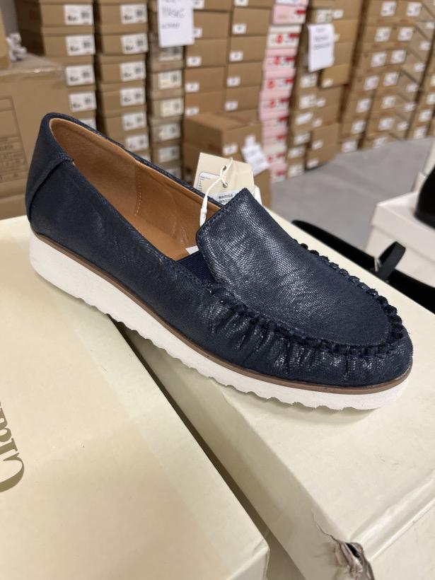 BALERINA 5 balerina granatowa na klinie Clara Barson WS22176-01
