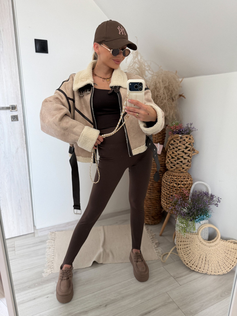 Leginsy narciarki lycra W3368