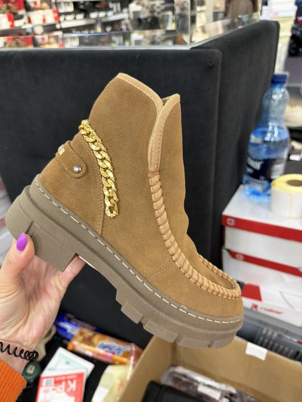 SIMEN 7 buty zimowe skóra polska produkcja 4446A