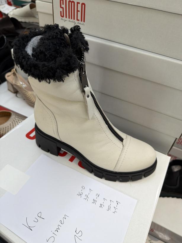 SIMEN 15 buty zimowe skóra polska produkcja 5516A
