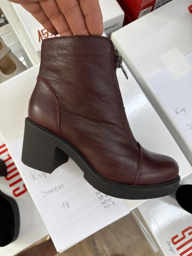 SIMEN 18 buty zimowe skóra polska produkcja 0555A