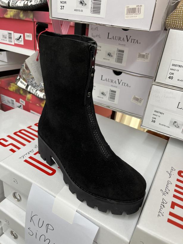 SIMEN 23 buty zimowe skóra polska produkcja 6373A