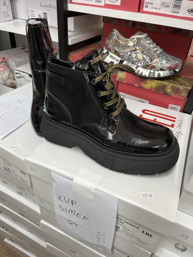 SIMEN 24buty zimowe skóra polska produkcja 4778A
