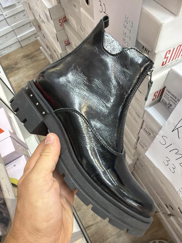 SIMEN 32 buty zimowe skóra polska produkcja 4252A
