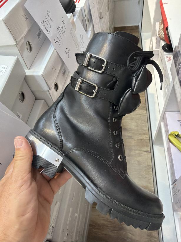 SIMEN 31  buty zimowe skóra polska produkcja 3307A