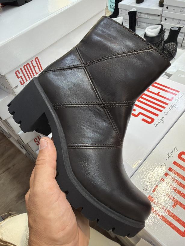 SIMEN 33 buty zimowe skóra polska produkcja 0843A