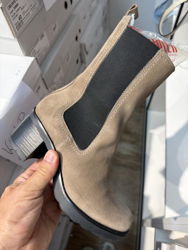 SIMEN 36 buty zimowe skóra polska produkcja 6317A