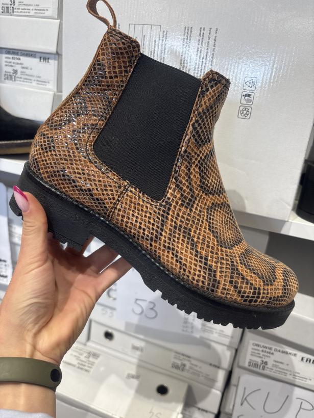 SIMEN 53 buty zimowe skóra polska produkcja 6318A