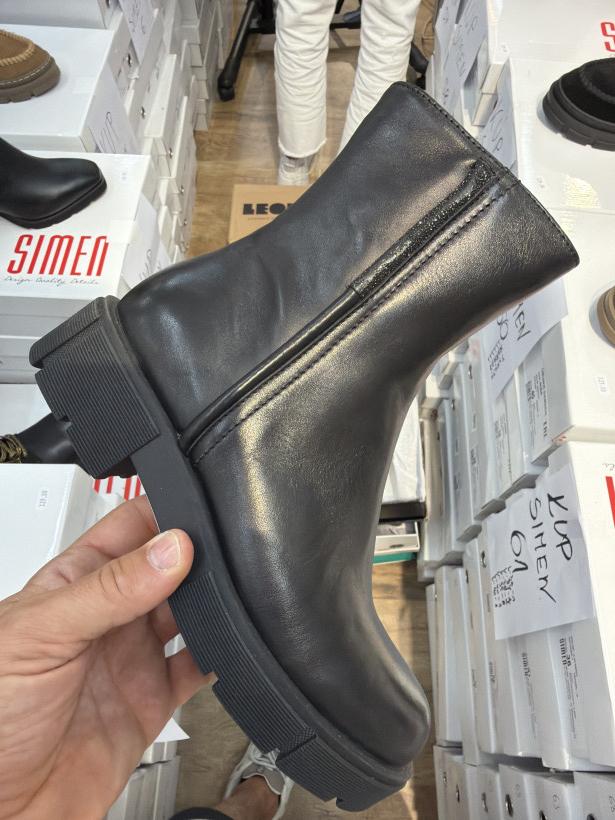 SIMEN 58 buty zimowe skóra polska produkcja