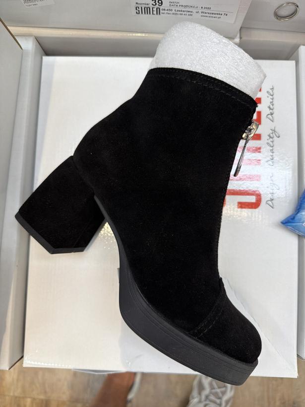 SIMEN 65 buty zimowe skóra polska produkcja