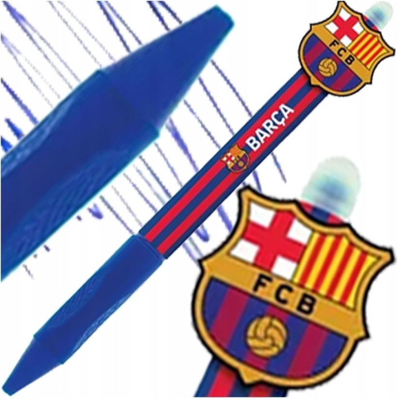 FC BARCELONA DŁUGOPIS WYMAZYWALNY ASTRA AUTOMATYCZNY 0.5mm NIEBIESKI WKŁAD. 4352