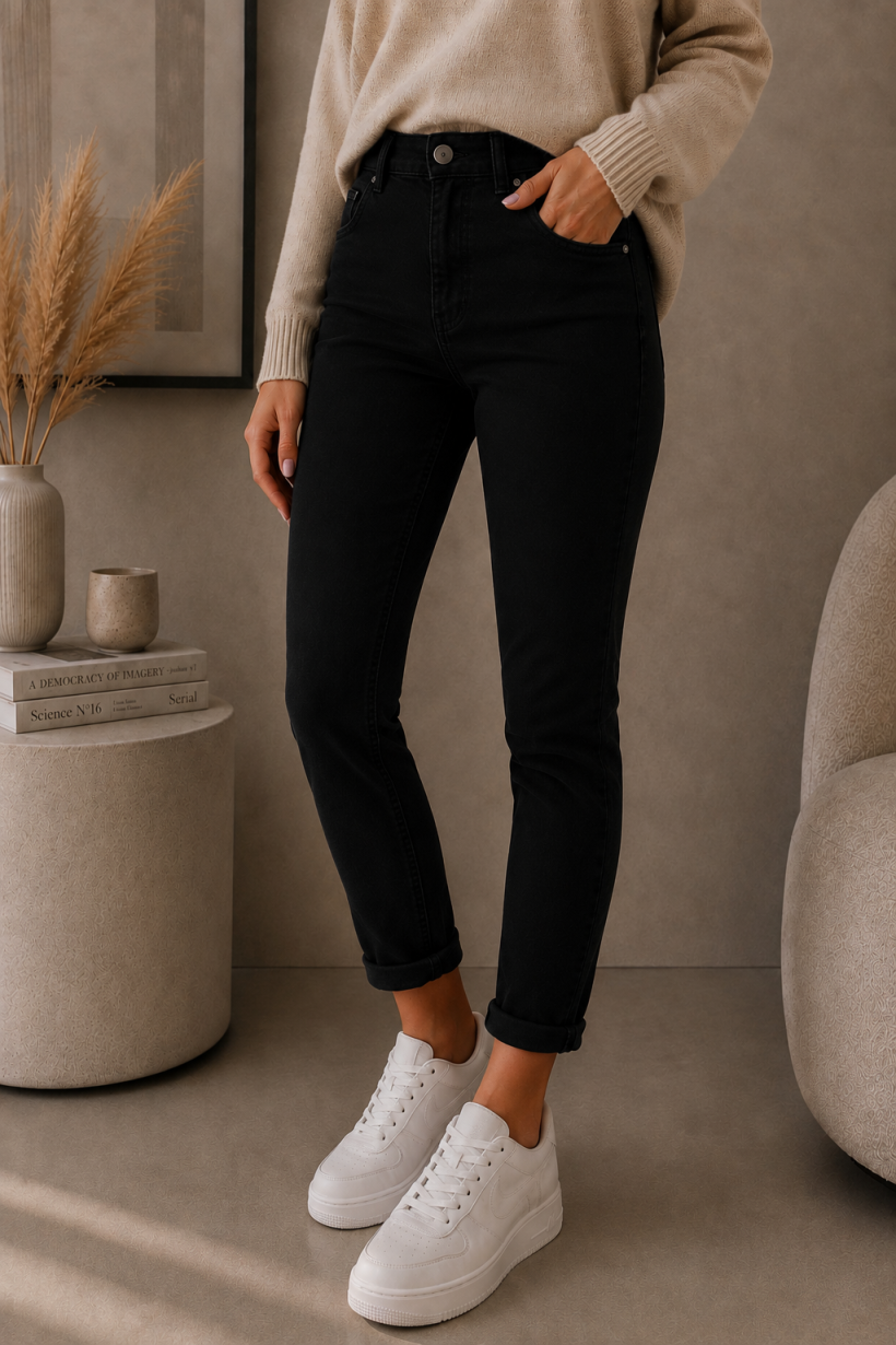 Jeansy SKINNY CZARNE