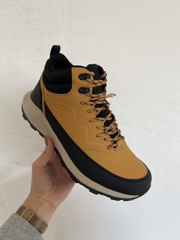 MEN 5 traper big Star OO174500 camel karmelowo czarny traper ocieplany