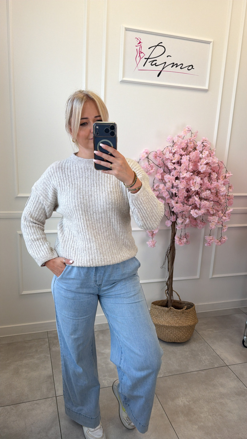 Sweter prążek BESTSELLER 15463