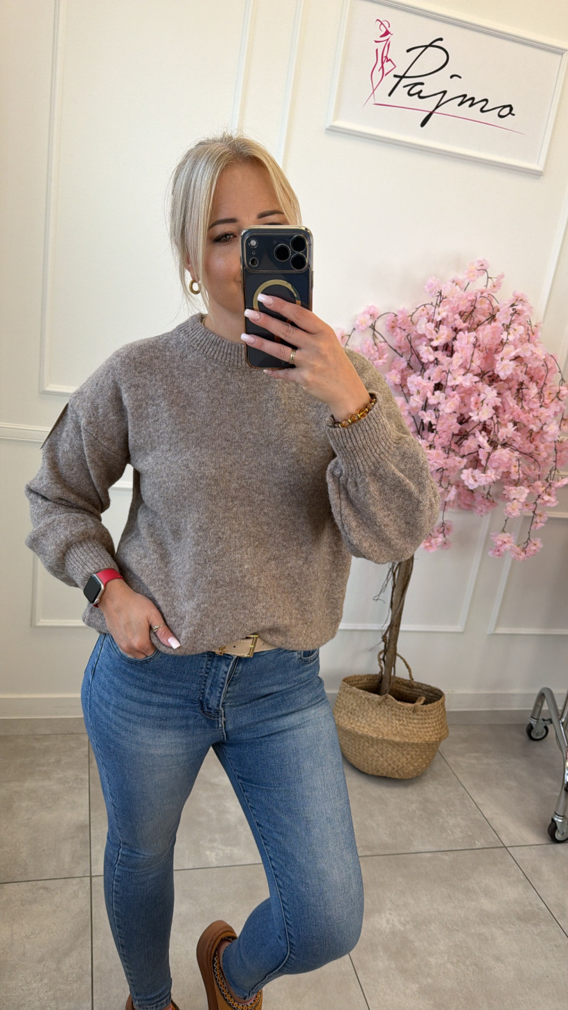 Sweter z dodatkiem wełny 15461
