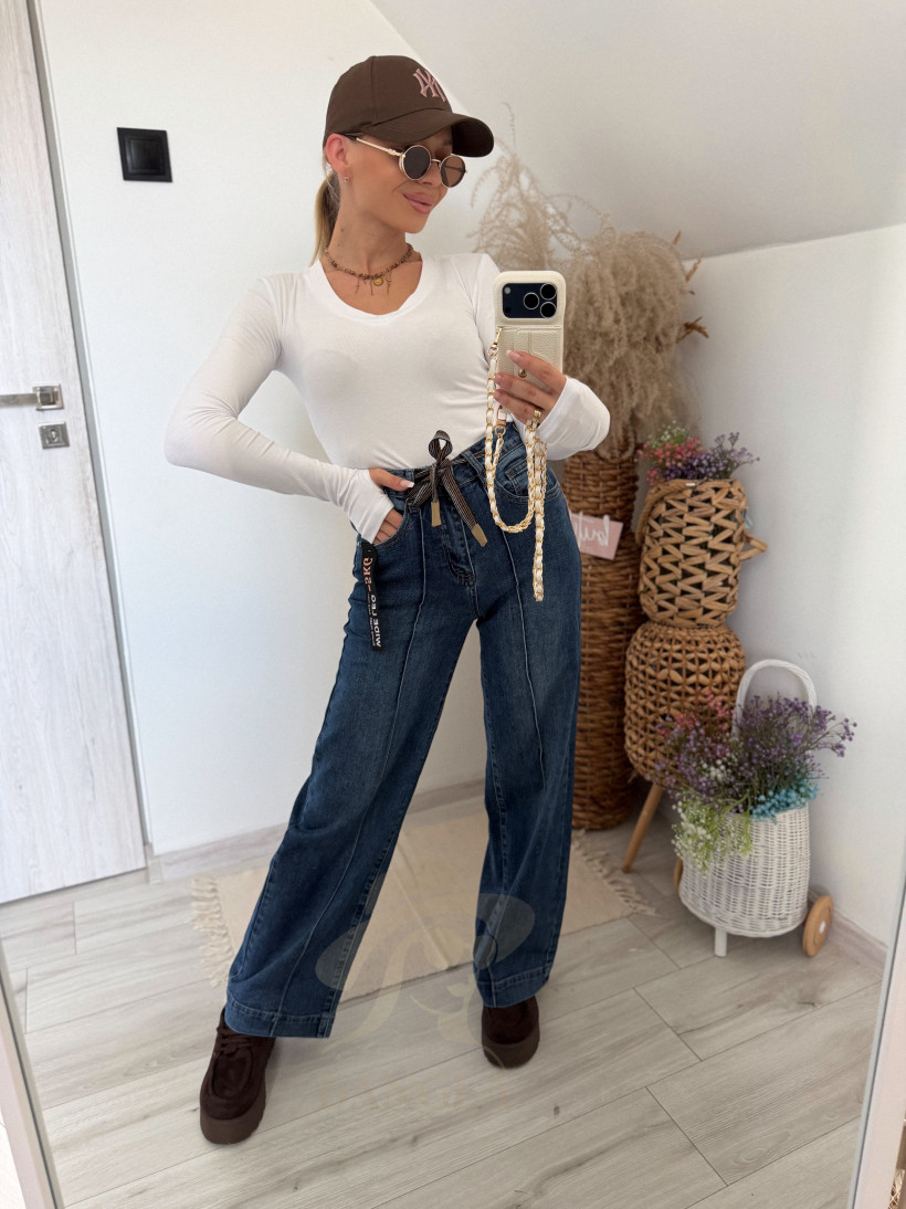 Jeans trang ED608 wiązanie