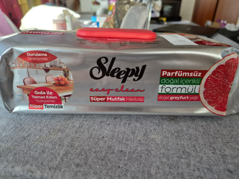 Sleepy  nawilżane chusteczki czyszczące uniwersalne grapefruit 