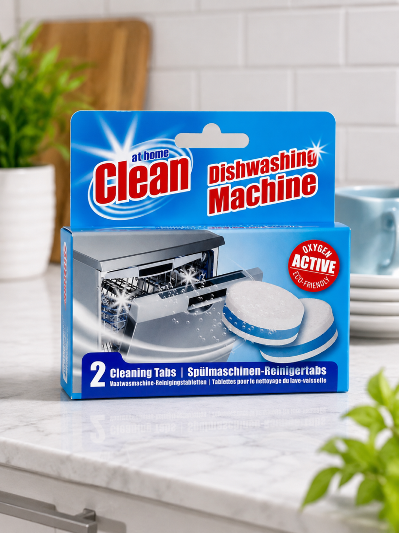 At Home tabletki do czyszczenia zmywarki 2 szt. × 40 g