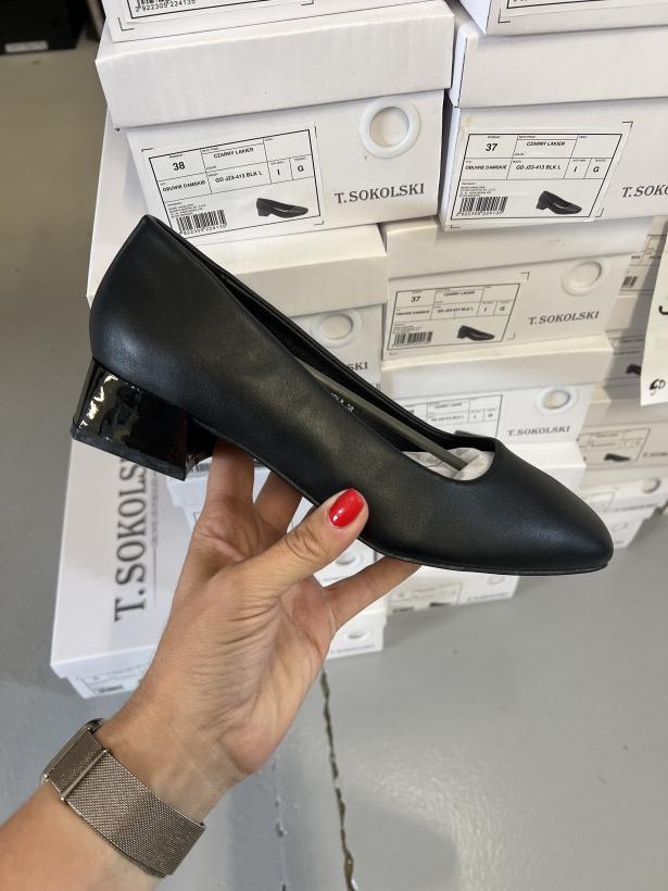 matowy- pólbut sokolski GD J23-413 BLK CZARNY 