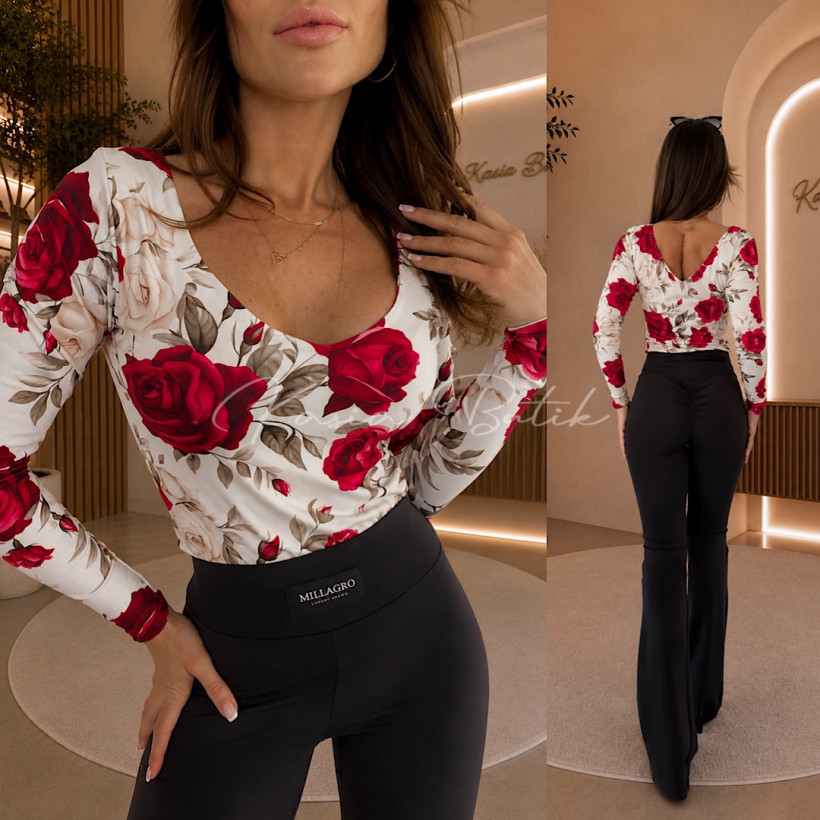 Dzwony z bawełną MODELUJĄCE MILLAGRO PUSH UP - czarne