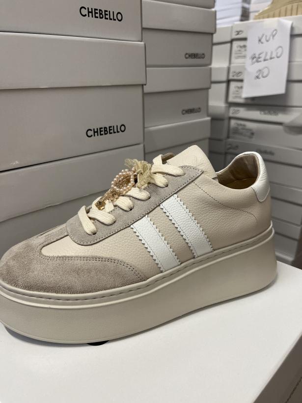 Bello 32 adidas beżowy skóra naturalna Chebello 431 i 157-431-PSK-S251